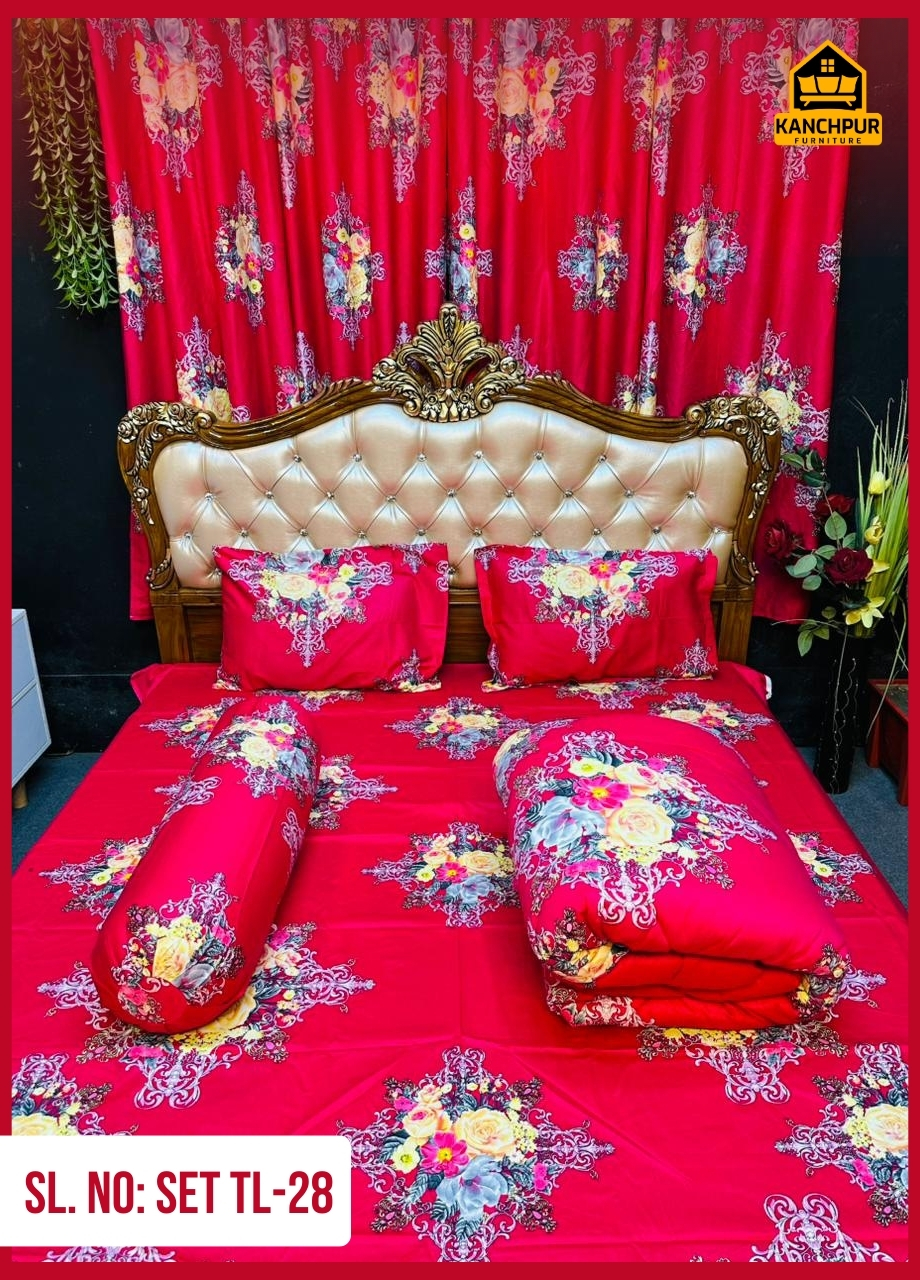 ৫ পিছ সেট লাক্সারী টুইল  কমফোর্টার TL-28