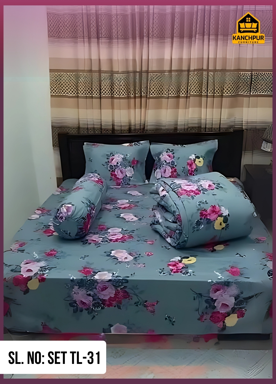 ৫ পিছ সেট লাক্সারী টুইল  কমফোর্টার TL-31