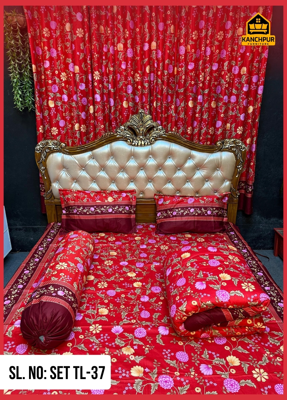 ৫ পিছ সেট লাক্সারী টুইল  কমফোর্টার TL-37