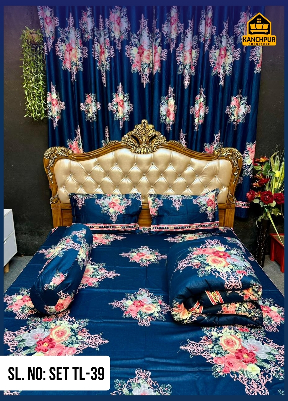 ৫ পিছ সেট লাক্সারী টুইল  কমফোর্টার TL-39