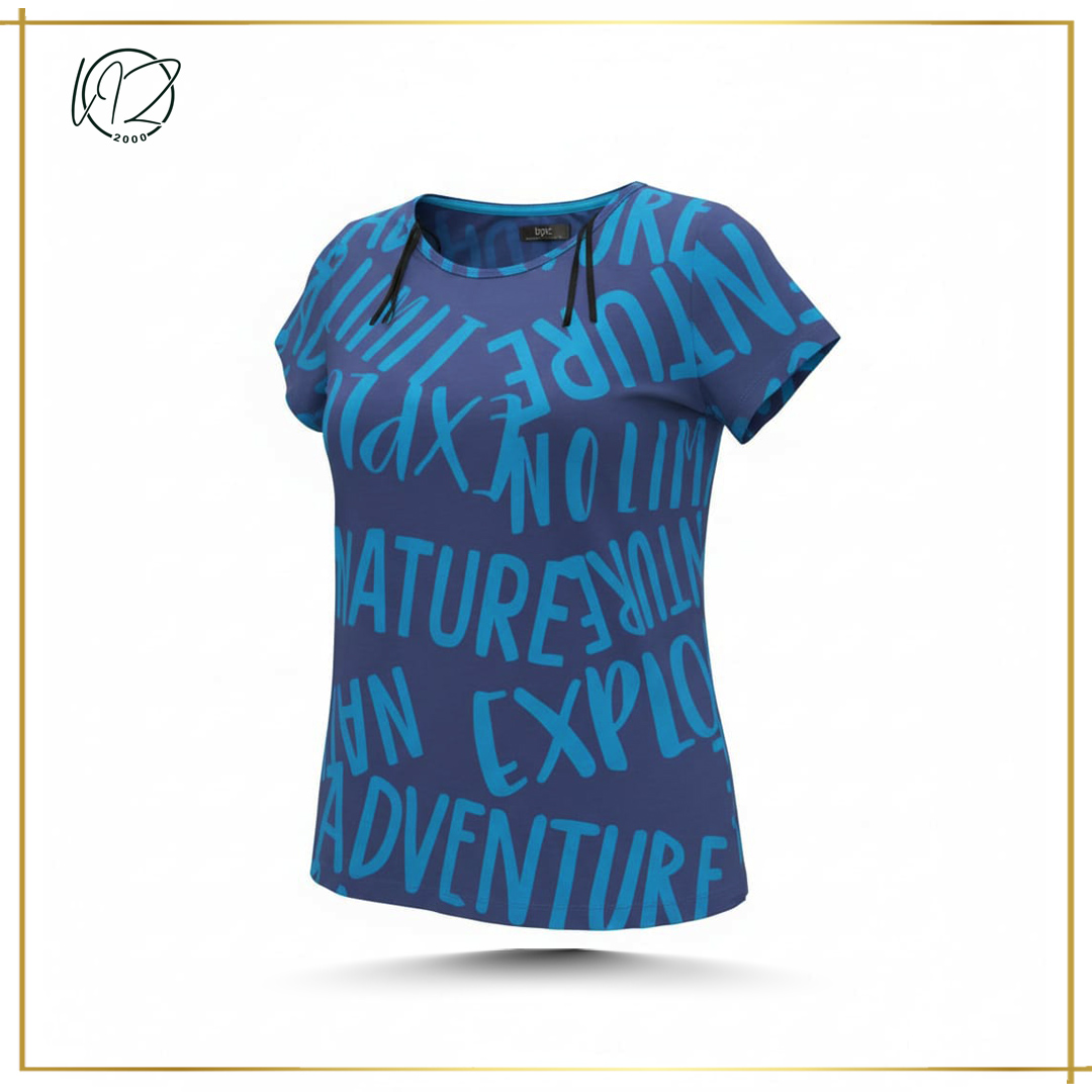 Texture Blue T-shirt