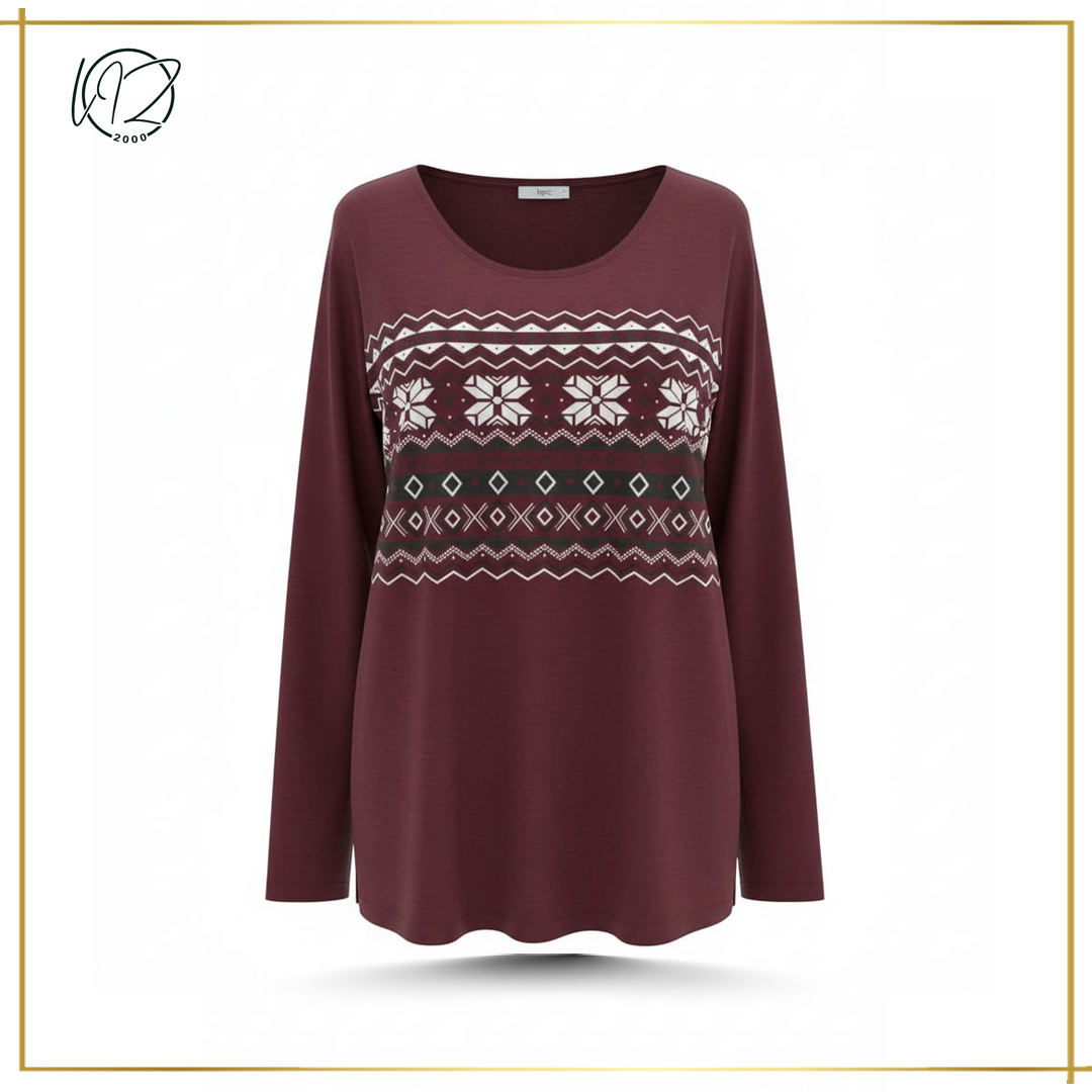 Merun Printed Long T-shirt