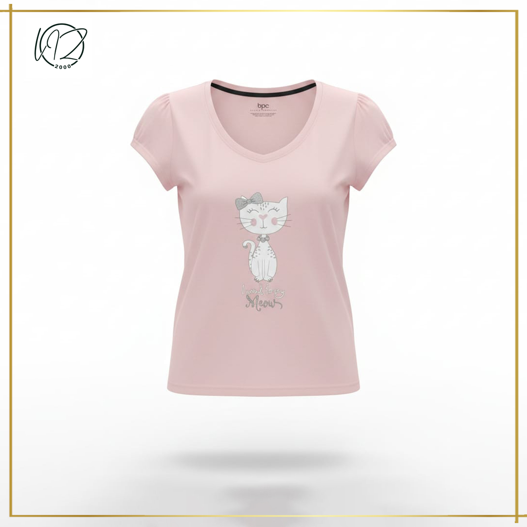 MEOW Pink T-shirt